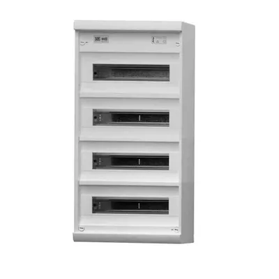 Immagine prodotto di ABN A 48A Quadro di distribuzione piccolo Amigo a 4 file 4x 12 (+2) 48 TE IP30 bianco senza porta LxHxP 300x620x106 mm