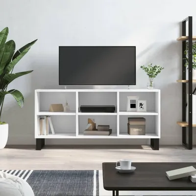 Produktbild von Möbel TV-Schrank Weiß 103,5x30x50 cm Holzwerkstoff - TV-Schränke &27650