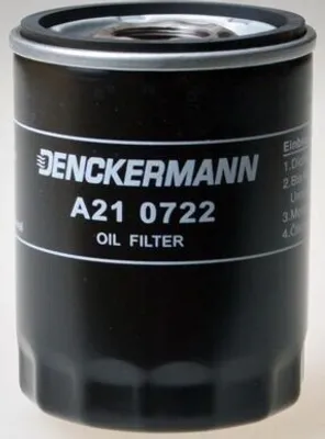 Produktbild von Ölfilter DENCKERMANN A210722 Anschraubfilter für LAND ROVER Range Rover Sport (L320) für JAGUAR XF (J05, CC9)