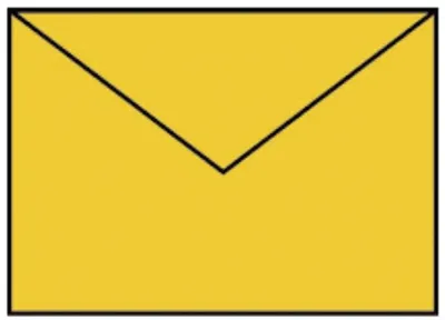 Image de Rössler Papier 220720543 Coloretti Enveloppes - B6, 5 pièces, jaune d'or