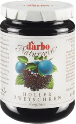 Produktbild von Darbo Holler Zwetschken Konfitüre Naturrein Fruchtaufstrich 450g