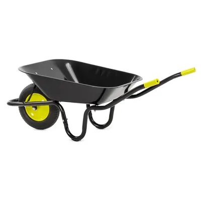 Produktbild von Springos® Schubkarre Gartenkarre Transportkarre 120 L robust belastbar Stahlkarre mit Luftreifen