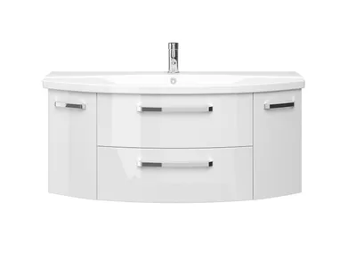 Produktbild von Pelipal Serie 4010 Waschtischunterschrank 4010.091218 Weiß GL 116,3 cm - LIEFERUNG OHNE WASCHBECKEN & ARMATUR