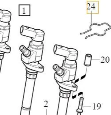 Obrázok produktu pre VOLVO C30 C70 Čap prepadového potrubia 2.0D
