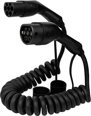 Produktbild von AUXUS Ladekabel für Elektrofahrzeuge Typ2, verdrillt, 22kW 3x32A 5m