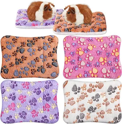 Image de Lit pour chien moelleux, polaire réversible, 32 x 25 cm, lavable