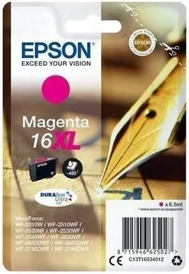 Obrázok produktu pre Atramentová kazeta, Epson T1633 XL Magenta, séria atramentových pier Durabri