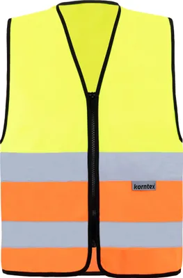 Produktbild von Korntex WarnwesteCologne gelb/orange Gr. M
