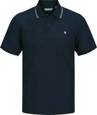 Zdjęcie produktu dla Jack & Jones – koszulka polo w kolorze ciemnozielonym z dwoma guzikami