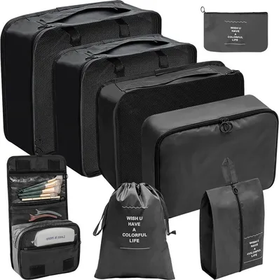 Produktbild von INF 8-teiliges Reiseveranstalter-Set - Schwarz