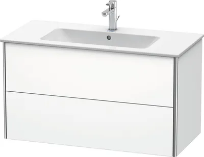 Image de Duravit XSquare Meuble sous-lavabo suspendu, 2 tiroirs, 1010x560x478mm, XS417308484