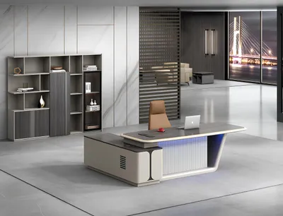 Obrázok produktu pre Rohový stôl s príslušnou vitrínou a osvetlením LED