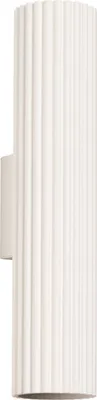 Produktbild von Wandleuchte Up Down Creme Wohnzimmer indirekt GU10 2 flammig H:30 cm Wandstrahler Flur