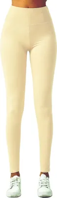 Zdjęcie produktu dla Sportswear Legginsy damskie Spodnie sportowe Długie spodnie z wysokim stanem Fitness Stretch S/M Beżowe