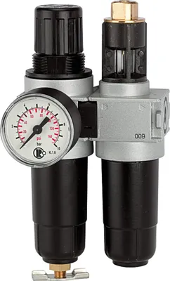 Produktbild von Riegler Wartungseinheit 2-tlg. »multifix-mini«, mit Metallbehälter, G 1/4