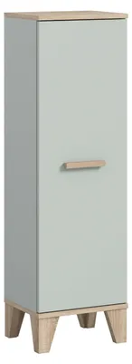 Image de Star armoire de salle de bain 1 porte vert clair.