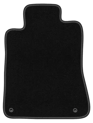 Productafbeelding van Velours bestuurdersmat voor Mercedes SL R129 1998-2002 – zwart, op maat – Wielganizator BASIC