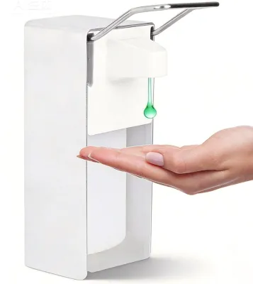 Produktbild von Wandmontage Flüssigseifenspender mit Ellenbogenpumpe