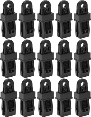 Produktbild von 15Pcs Outdoor Camping Winddicht Zelt Clip Tragbare Camping Baldachin Markisen Klemme Nylon