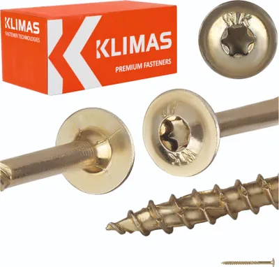 Immagine prodotto di TORX Klimas WKCP 6x80 100 pz viti da carpenteria per legno