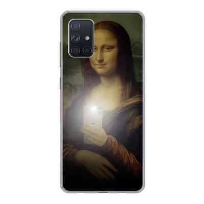 Produktbild von MuchoWow® Handyhülle Schutzhülle Hülle für Samsung Galaxy A51 Mona Lisa - Da Vinci - Telefon Silikon Softcase Handy Hülle - Schutzabdeckung