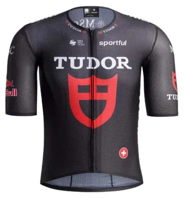Obrázek produktu pro Sportful Tudor Light 2, pánské cyklistické tričko s krátkým rukávem, černá barva, velikost L
