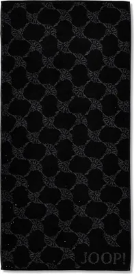 Produktbild von JOOP! Saunatuch Classic 1611 Farbe schwarz Größe 80x200cm