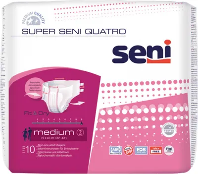 Produktbild von Super Seni Quatro Windelhosen, Größe M, 1 Packung = 10 Stück
