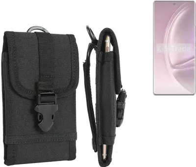 Produktbild von K-S-Trade Holster Handy Hülle kompatibel mit Infinix Zero 40 5G Holster Handytasche Gürtel Tasche Schutz Hülle Robust Outdoor schwarz