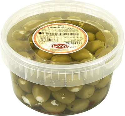 Immagine prodotto di Olive ripiene di formaggio 800 gr. - Gilli