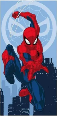Obrázek produktu pro Osuška Spiderman, plážová osuška 70x140 cm (rychleschnoucí)