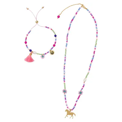 Produktbild von Pferdefreunde|Die Spiegelburg Schmuckset (Kette & Armband) - Pferdefreunde