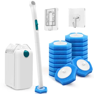 Immagine prodotto di Set di spazzole per WC monouso - Include 16 ricariche