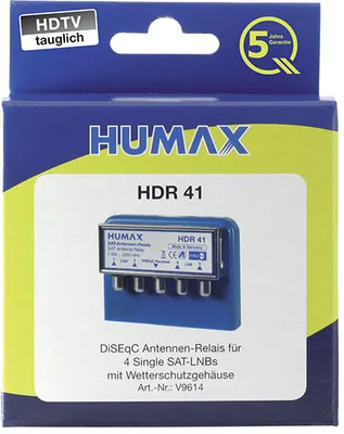 Produktbild von HUMAX HDR 4x1 mit Wetterschutzgehäuse Multischalter & Verteiler