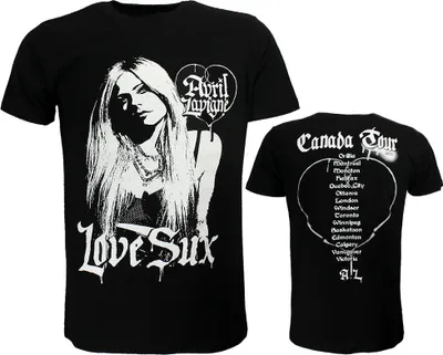 Zdjęcie produktu dla Avril Lavigne Love Sux Tour T-Shirt - oficjalny merchandise - L