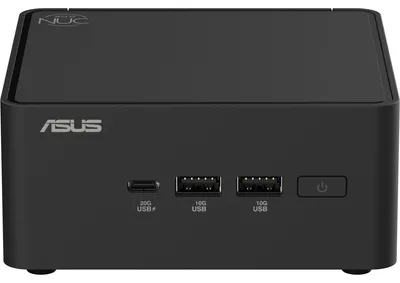 Produktbild von ASUS NUC 15 Pro Tall Kit RNUC15CRHU500002 - Barebone - Mini-PC - 1 x Core Ultra 7 225H / 1.3 GHz - RAM 0 GB - Arc Graphics 130T - Wi-Fi 6, Wi-Fi 7, Bluetooth - WLAN: 802.11a/b/g/n/ac/ax/be, Bluetooth 5.4 - Schwarz
