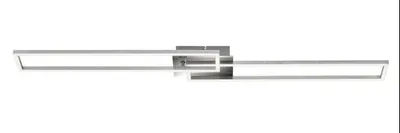 Obrázok produktu pre LED stropné svietidlo nástenné CCT stmievateľné diaľkové ovládanie 40W strieborný kov Briloner