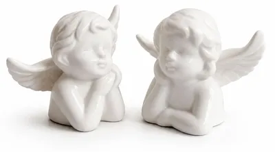 Zdjęcie produktu dla Ceramiczne aniołki dekoracyjne w stylu vintage do wystroju wnętrz