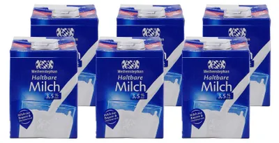 Produktbild von Weihenstephan Haltbare Milch 3,5% Fett (12 x 0,5L)