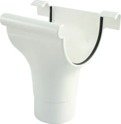 Produktbild von Marley Rinnenstutzen Kunststoff rund Verkehrsweiß RAL 9016 NW 125/75 mm