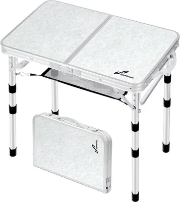 Produktbild von Sportneer Klappbarer Campingtisch höhenverstellbar tragbar 60x40cm