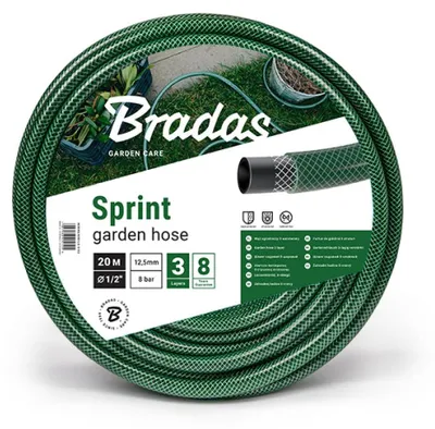 Produktbild von Gartenschlauch Grün 1/2 Zoll 15 m 3-lagig verstärkt knickfest