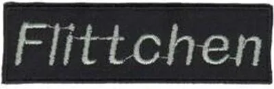 Produktbild von Aufnäher Patches Flittchen Gr. ca. 8,5 x 2,5cm 20686