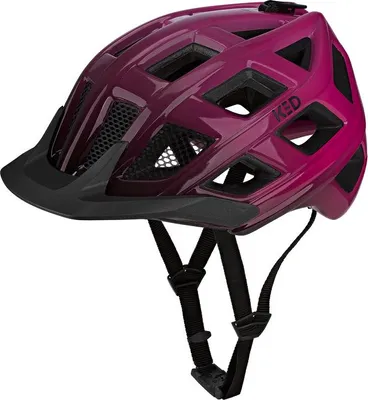 Produktbild von KED Crom Fahrradhelm Für Mountainbike, Trekking Und Alltag Mit LED Rücklicht, FIDLOCK,  Farbe: pink black glossy Größe: 57-62 (L)