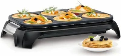 Produktbild von Tefal Crep'party PY558813 – Inox & Design – Pfannkuchenteller – 6 Personen