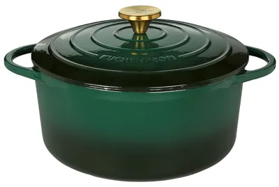 Immagine prodotto di KÜCHENPROFI Bratentopf rund, 26 cm racing green PROVENCE
