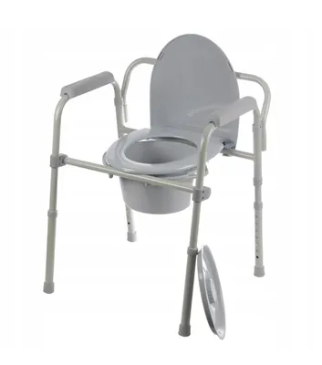 Immagine prodotto di Sedia da comodo WC, sedile portatile per anziani, toilette ospedaliera