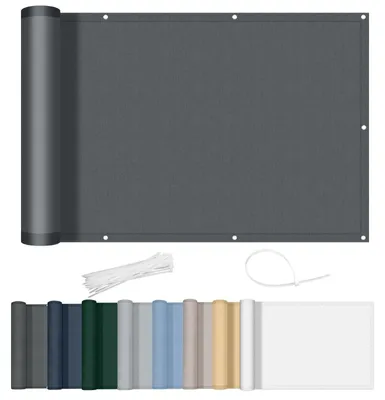 Obrázok produktu pre Ochranná sieť na balkón, 120 x 500 cm, vodeodolná a s UV ochranou