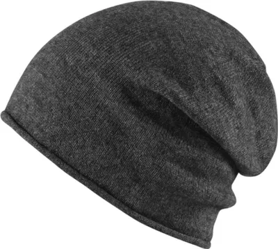 Produktbild von MSTRDS Cashmere Slouch Beanie heather charcoal