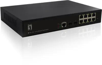 Image de Commutateur LevelOne 8x GE GEL-1061 2xGSFP 19